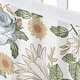 preview thumbnail 5 of 4, Sweet Jojo Designs + BreathableBaby Breathable Mesh Crib Liner Pad Vintage Floral Blue Yellow Girl -Shabby Chic Rose Flower Boho