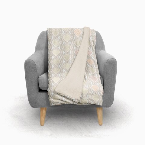 Amrita Sen Goa Vine Prism Throw Blanket Sherpa Fleece