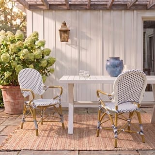 SAFAVIEH Hooper Indoor/ Outdoor Stackable Chairs (Set of 2)