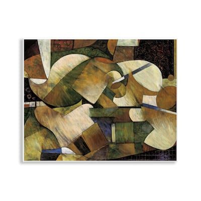Stupell Expressive Geometric Abstraction Wall Plaque Art Design By Jonathan Parsons