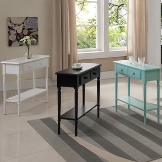 Leick Home Coastal One Drawer Narrow Hall Console Sofa Table - Bed Bath ...