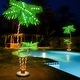 preview thumbnail 1 of 8, Lighted Palm Tree for Outside Patio Yard Party Pool 7FT-3-Tree-Plug-in
