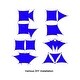 preview thumbnail 6 of 10, Outdoor Waterproof Triangular UV Sun Sail Shade Net