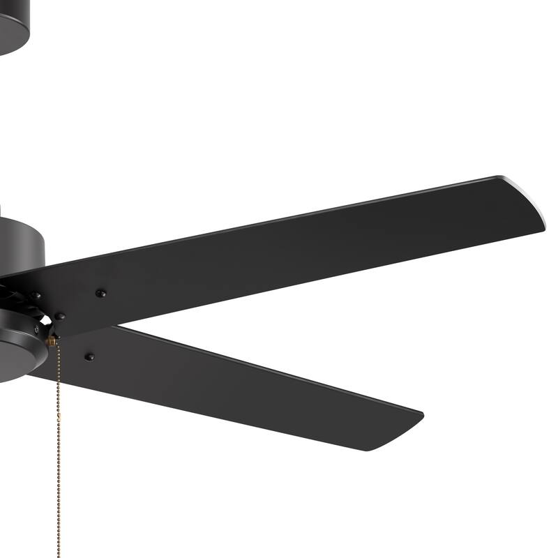 52" Indoor Traditional 5-Blade Ceiling Fan No Light with Pull Chain