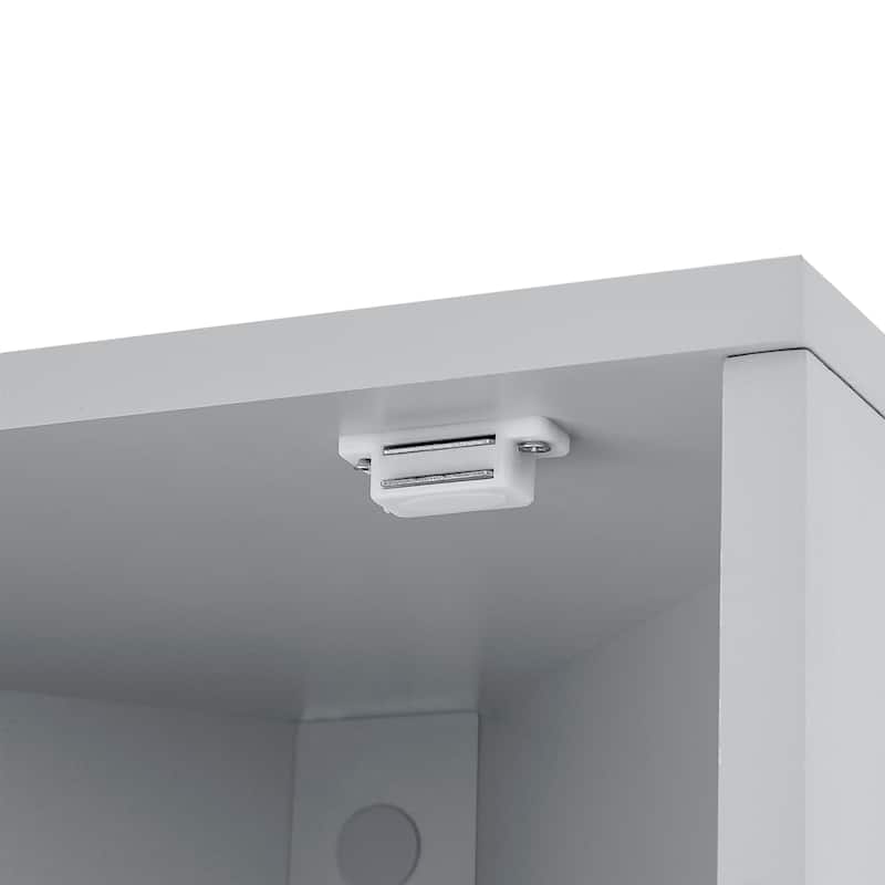 Corner Bathroom Storage Cabinet with Two Doors