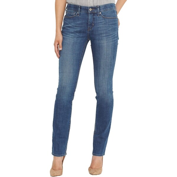 levi's mid rise straight leg jeans