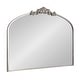 preview thumbnail 96 of 107, Kate and Laurel Arendahl Traditional Baroque Arch Wall Mirror 36x29 - Silver