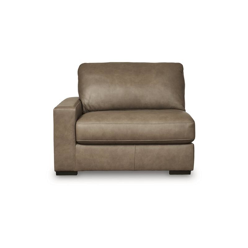Signature Design by Ashley Veronella Brown 5-Piece Sectional with Chaise - 130" W x 122" D x 39" H