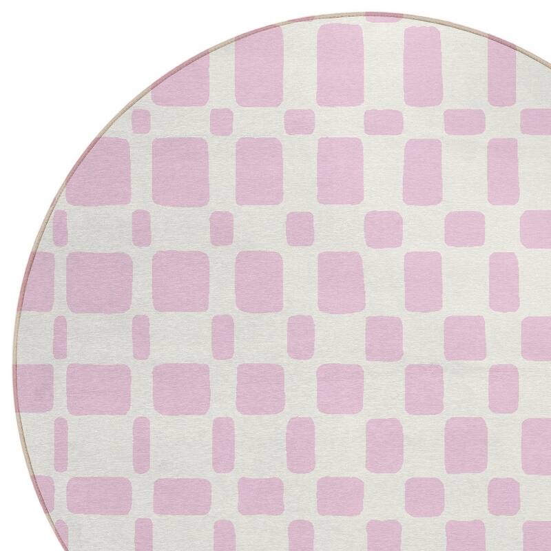 HomeRoots Geometric Transitional Rectangle Outdoor Rug