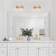 preview thumbnail 18 of 51, Modern 3-Light Bathroom Vanity Light Minimal Globe Glass Wall Sconce