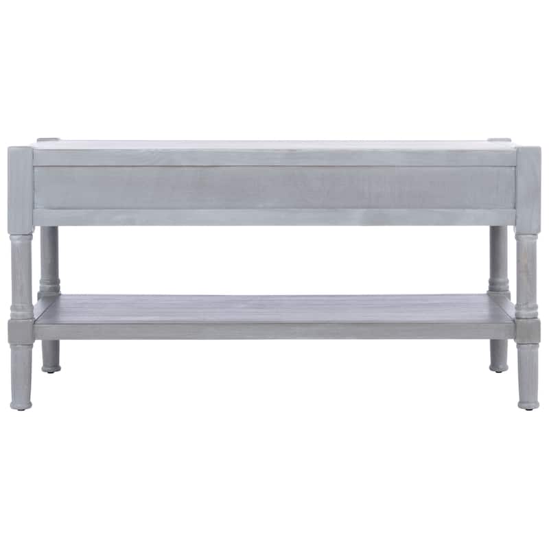 SAFAVIEH Filbert 2-Drawer Bottom Shelf Coffee Table - 37.8" W x 19" L x 19" H