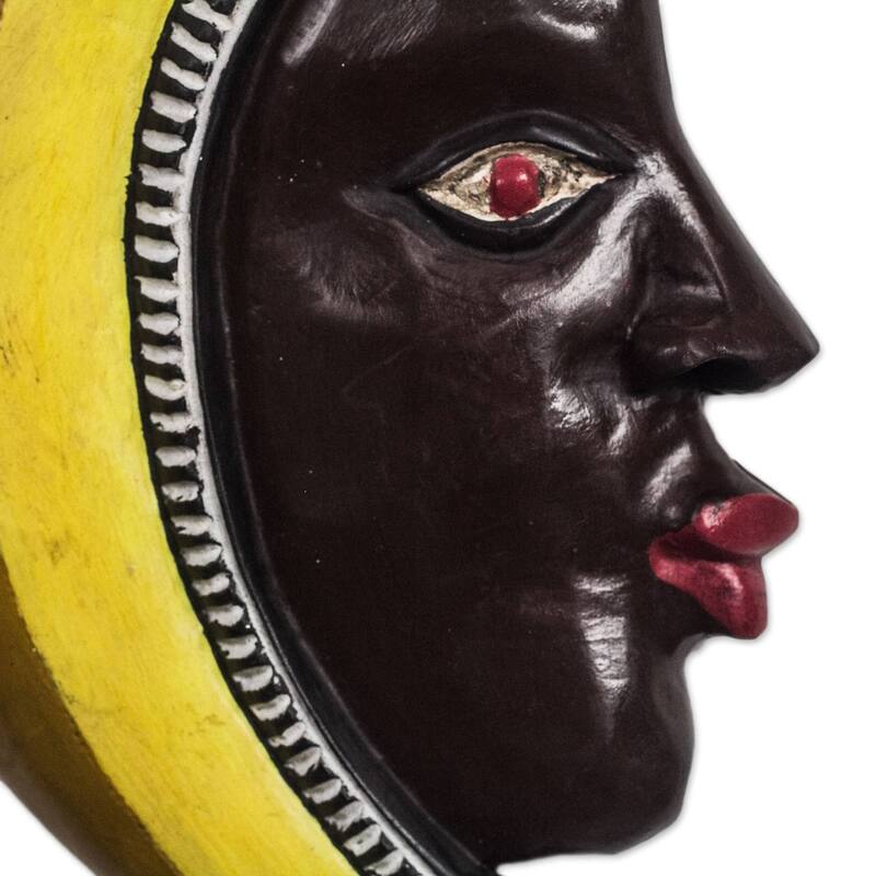 Handmade Wood wall sculpture (Ghana)