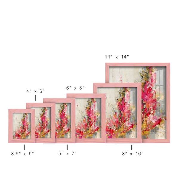 dimension image slide 7 of 11, Flip Side -Framed Print w/glass-Cherry Red