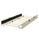 preview thumbnail 9 of 9, Twin Upholstered Platform Bed with Pull-Out Trundle, Velvet Frame with Sturdy Slats