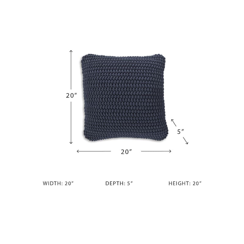 Signature Design by Ashley Renemore Blue Pillow (Set of 4)