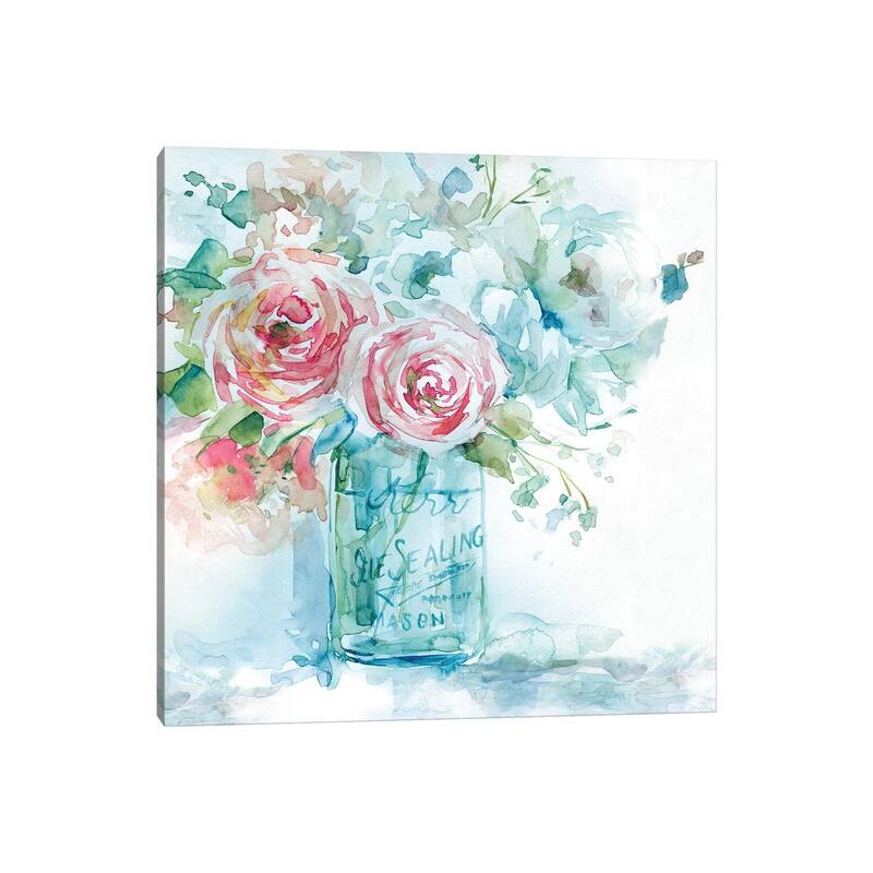 iCanvas "Sea & Glass I" by Carol Robinson Canvas Print