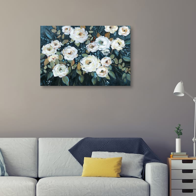 Moonlit Garden I by Carol Robinson Canvas Art Print