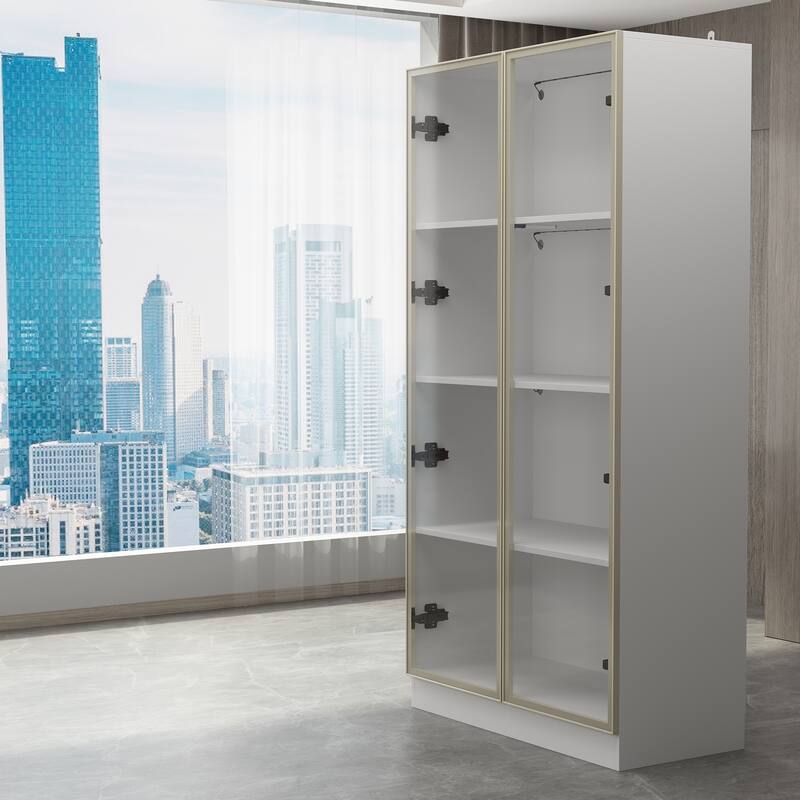 Multifunctional Tall Storage Bookcase for Office, Living Room, Bedroom