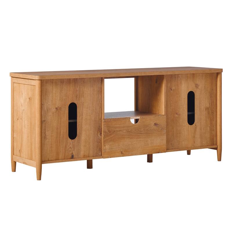 Middlebrook Scandinavian Reeded 58-inch TV Stand with Storage