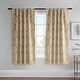 preview thumbnail 3 of 8, Exclusive Fabrics Printed Room Darkening Tie Up Indoor Window Shades Single Curtain (1 Panel)