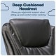 preview thumbnail 7 of 12, Serta Baxter Big and Tall Smart Layers Ergonomic Executive Office Chair, Black/ Gray