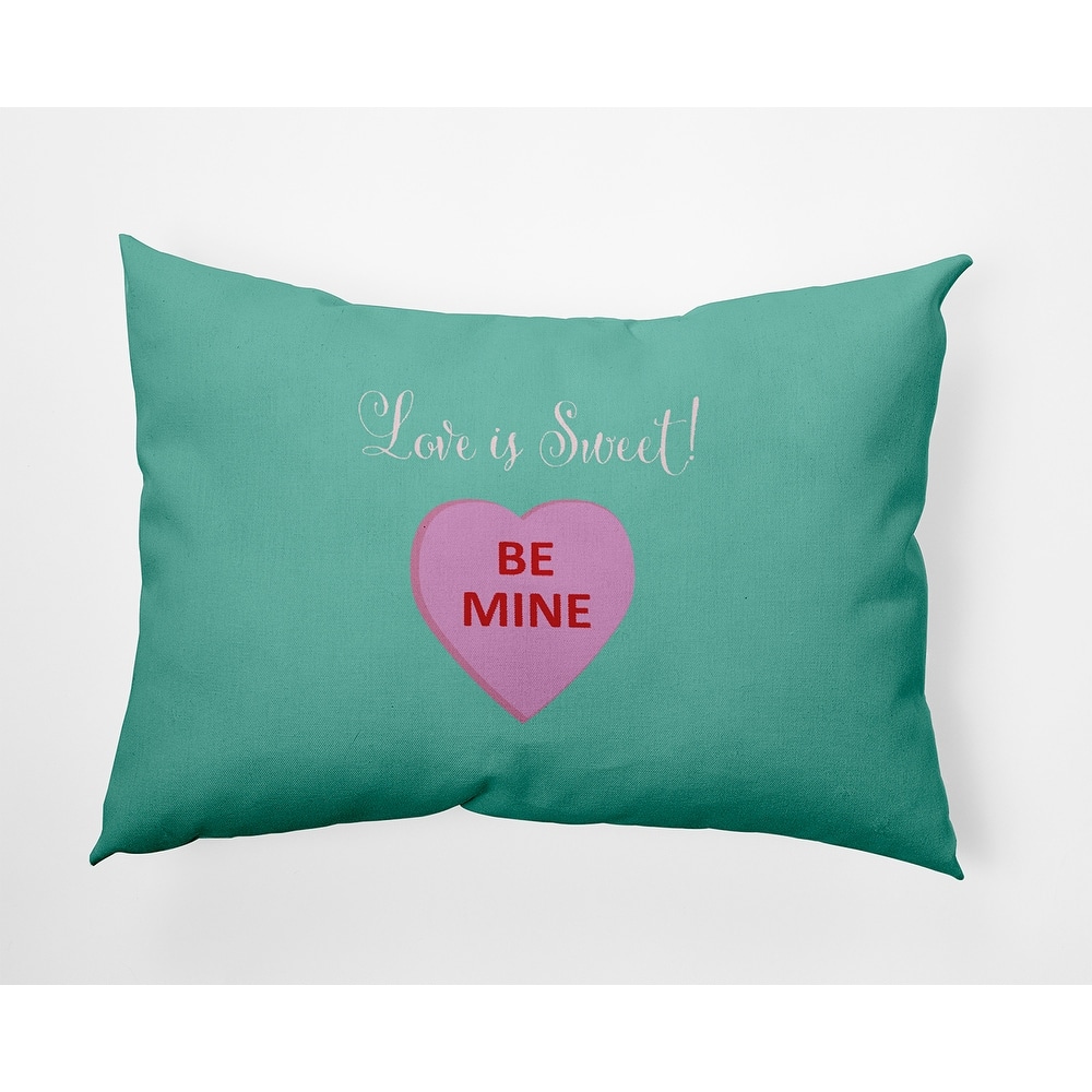 Love Is Sweet Valentines Day Decorative Throw Pillow