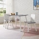 preview thumbnail 4 of 9, VECELO Kids Wood Table and Chair Set (2 Chairs Included)