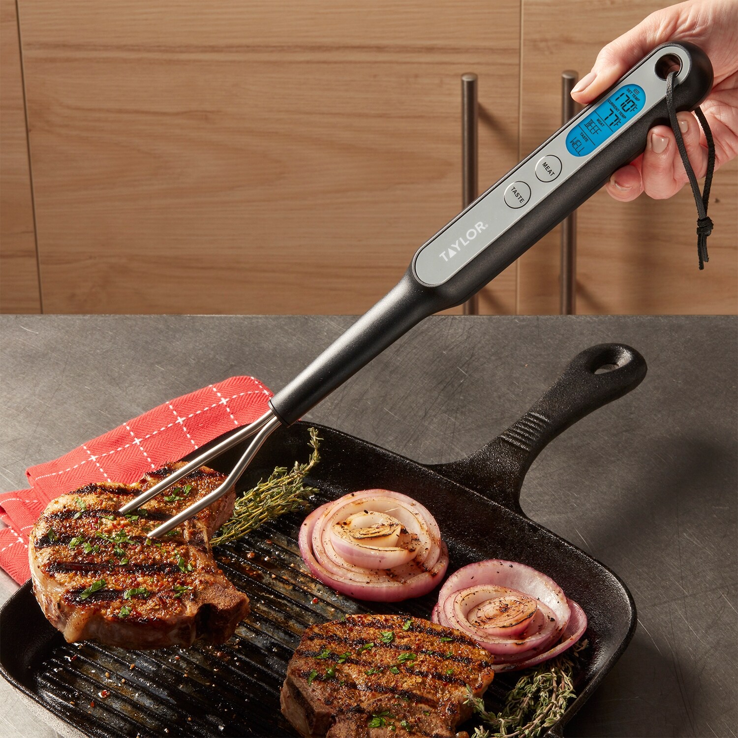 Digital Meat Thermometer/Fork