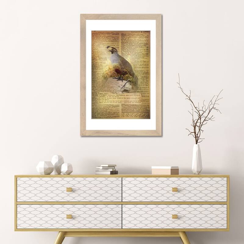 iCanvas "Q - Quail" by 5by5collective
