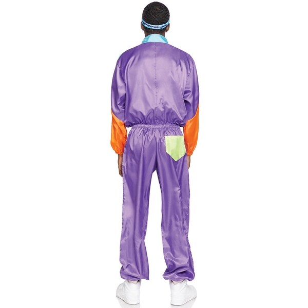 Shop Mens Totally Awesome 80s Ski Suit Costume Overstock 29017007