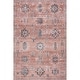 preview thumbnail 23 of 27, Nuloom Vivica SplashGuard Faded Medallion Machine Washable Area Rug