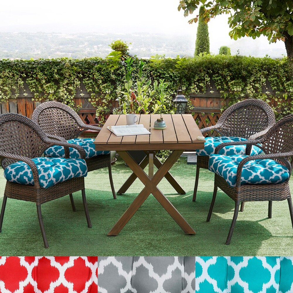 Square Strap Garden Chair Pads Seat Cushion for Outdoor Bistros Stool Patio Dining Room Foam for Chairs Outdoor Sofa Cushions Bed Cushion 15x15 Seat