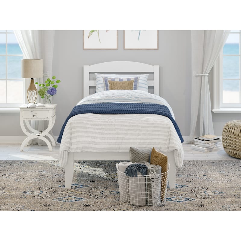 Warren Solid Wood Platform Bed with Attachable USB Charger