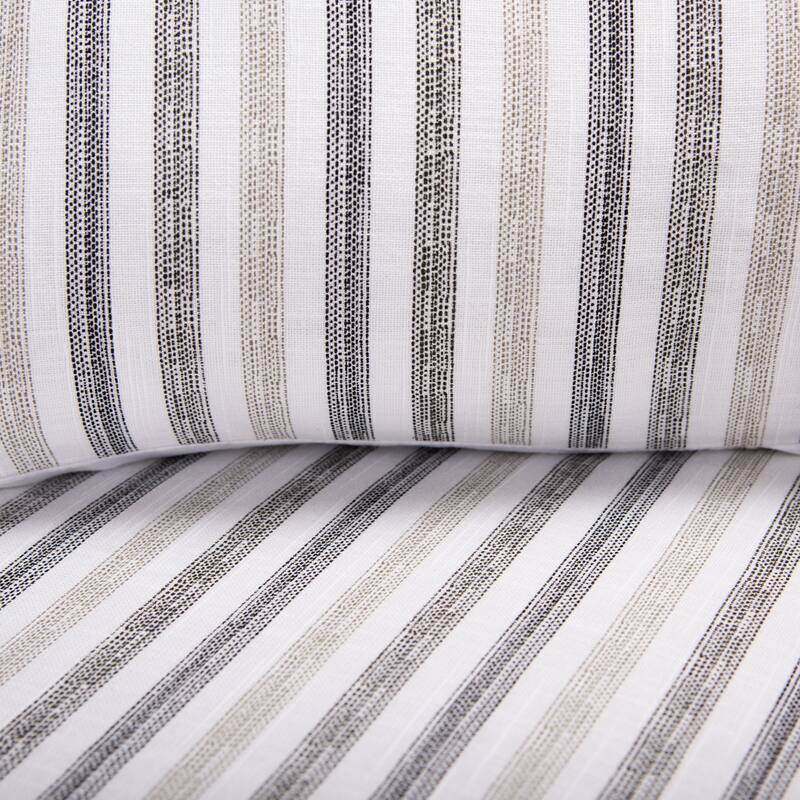 Rizzy Home Blackberry Grove Natural Striped Comforter Set