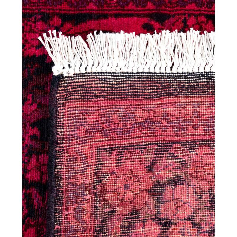 Overdyed One-of-a-Kind Hand-Knotted Area Rug - Pink - 3' 1" x 5' 4"