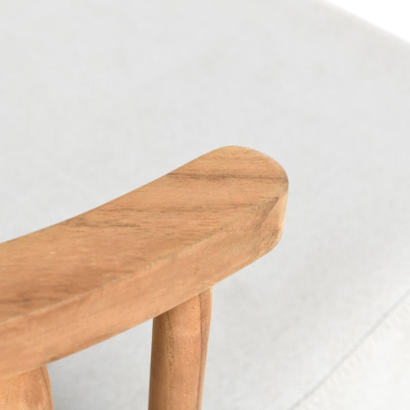 Classic Home Hearst Outdoor Accent Chair Natural - 28.35Wx29.92Dx29.13H