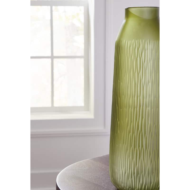Signature Design by Ashley Scottyard Olive Green Vase