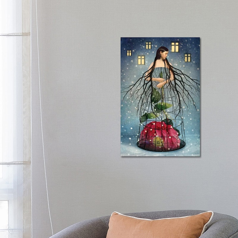 iCanvas "Five Of Pentacles" by Catrin Welz-Stein Canvas Print - 26x18x1.5