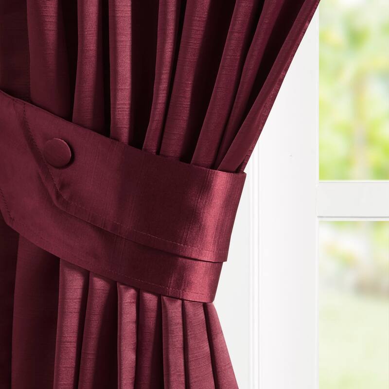 Pleat Curtain Panel with Tieback (Single) 52x96"