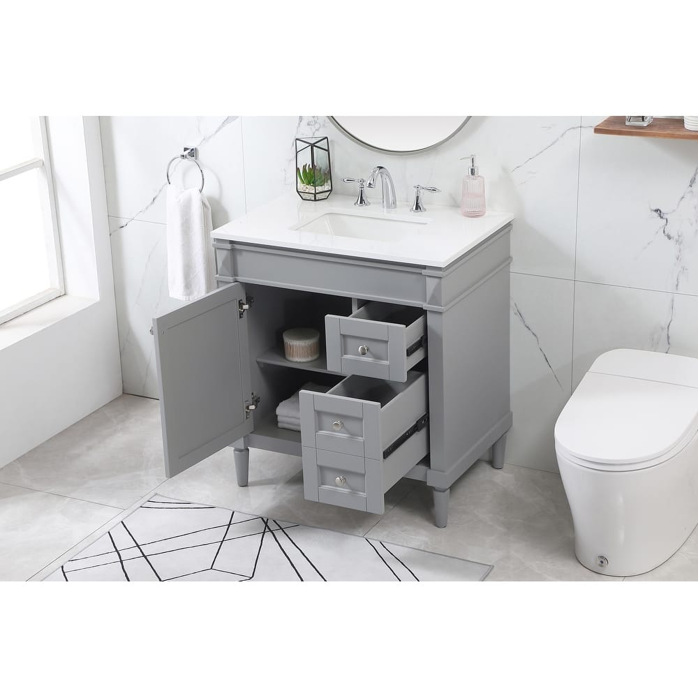 Clarity 32 - 42 Inch Single Bathroom Vanity