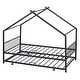 preview thumbnail 11 of 45, Metal Adorable House Twin Size House Bed with Twin Size Trundle Bed,Kids and Baby