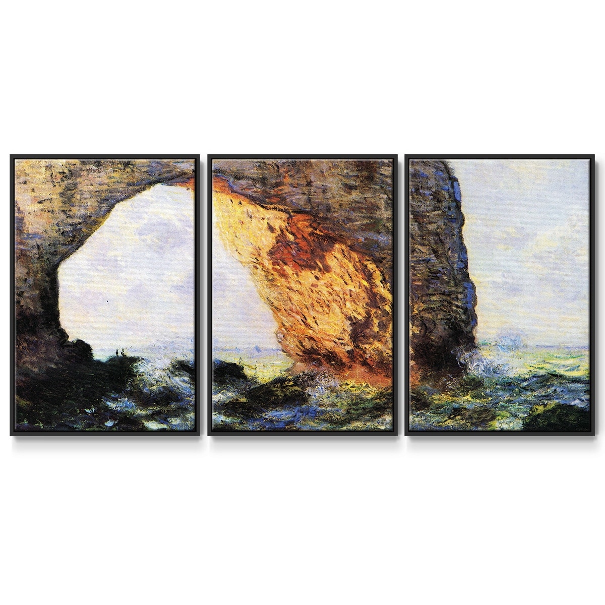 【R&B】Monet Monet - Multi Piece Framed Canvas - Bed Bath & Beyond - 39844406