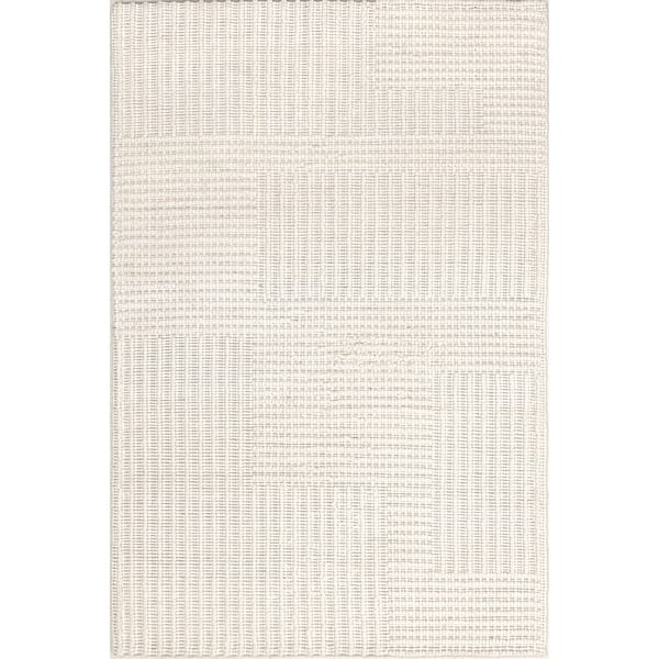 Brooklyn Rug Co Dorene Contemporary High-Low Striped Wool Area Rug