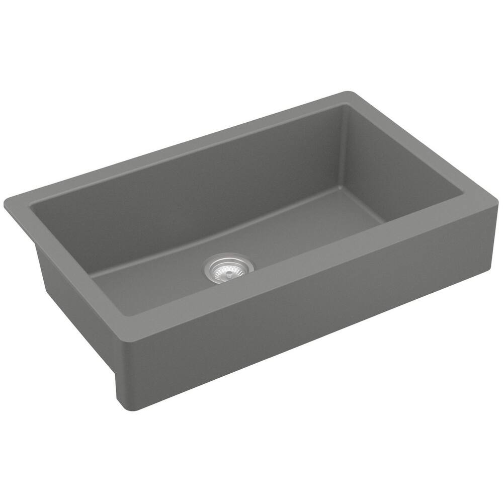 Karran USA QAR-740 Retrofit Farmhouse/Apron-Front Quartz/Granite 34"