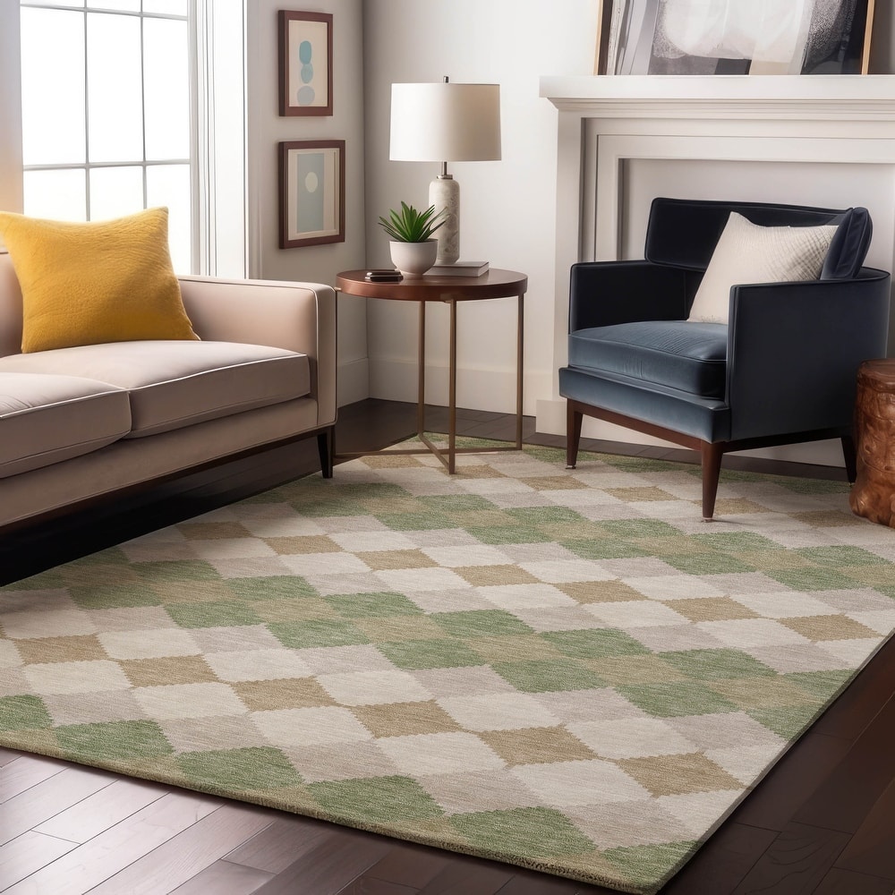 Premium Washable Super Soft Diamond Modern Mayfield Rug