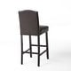 preview thumbnail 59 of 64, Logan Bonded Leather Backed Barstool (Set of 2) by Christopher Knight Home