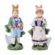 preview thumbnail 1 of 5, Fitz and Floyd Jardin Rabbit Salt and Pepper Shaker Set