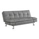 preview thumbnail 9 of 7, Larkin Upholstered Sofa Bed with Metal Legs