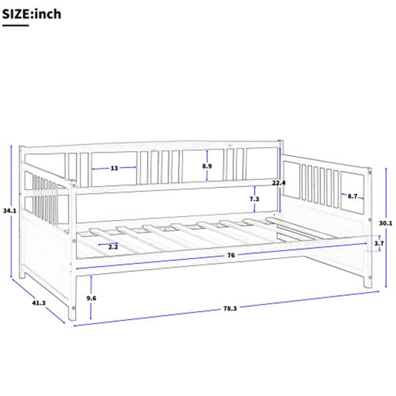 Bedroon Wooden Daybed