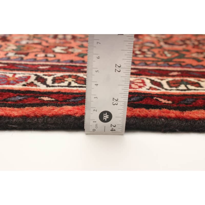 ECARPETGALLERY Hand-knotted Andelz Red Wool Rug - 2' 10" x 9' 10"